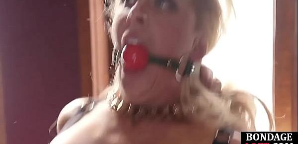  bdsm milf teaches teen to suck masters cock